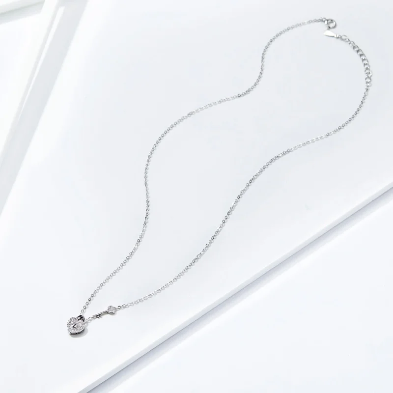 (afbeelding voor) Pandora Style Hartenslot Chain Ketting - SCN315 - Bekijken 7
