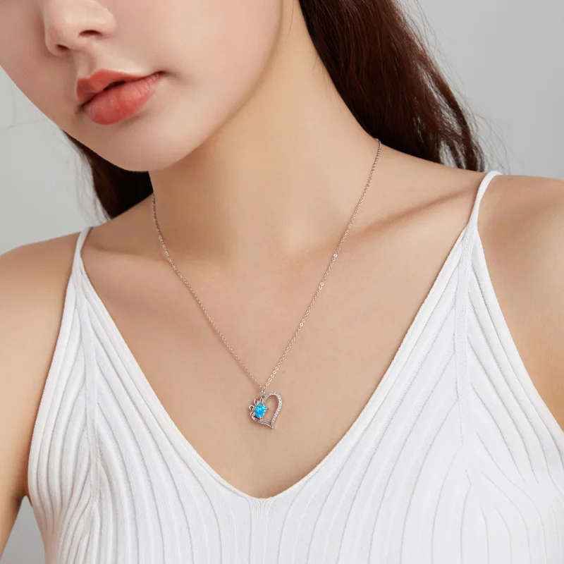 (afbeelding voor) Pandora Style Hartmerken Ketting - BSN225 - Bekijken 8