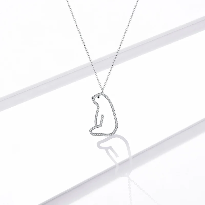 (afbeelding voor) Pandora Style Ijsbeer Ketting - BSN195 - Bekijken 5