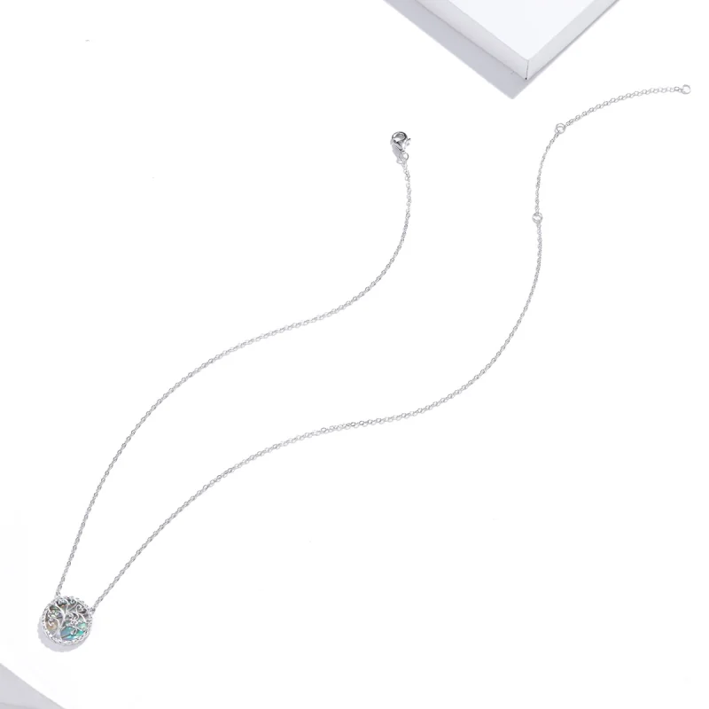 (afbeelding voor) Pandora Style Kleurrijke levensboom Chain Ketting - SCN433 - Bekijken 4