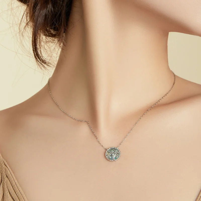 (afbeelding voor) Pandora Style Kleurrijke levensboom Chain Ketting - SCN433 - Bekijken 8