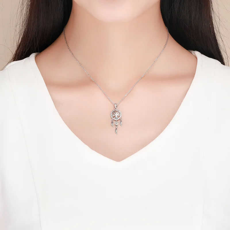 (afbeelding voor) Pandora Style Levensboom Dromenvanger Chain Ketting - SCN298 - Bekijken 7