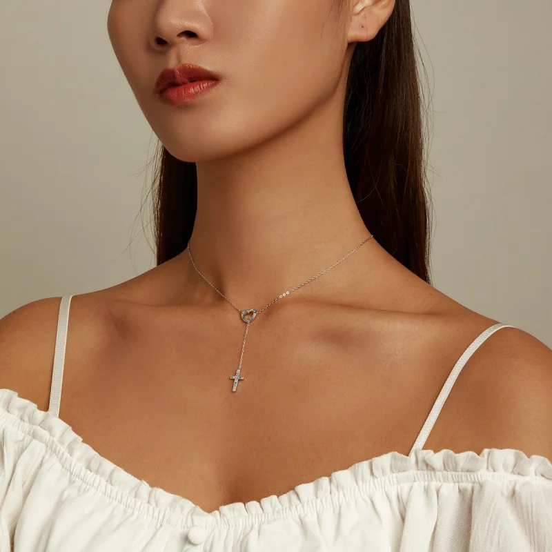 (afbeelding voor) Pandora Style Liefs Kruis Ketting - BSN244 - Bekijken 7