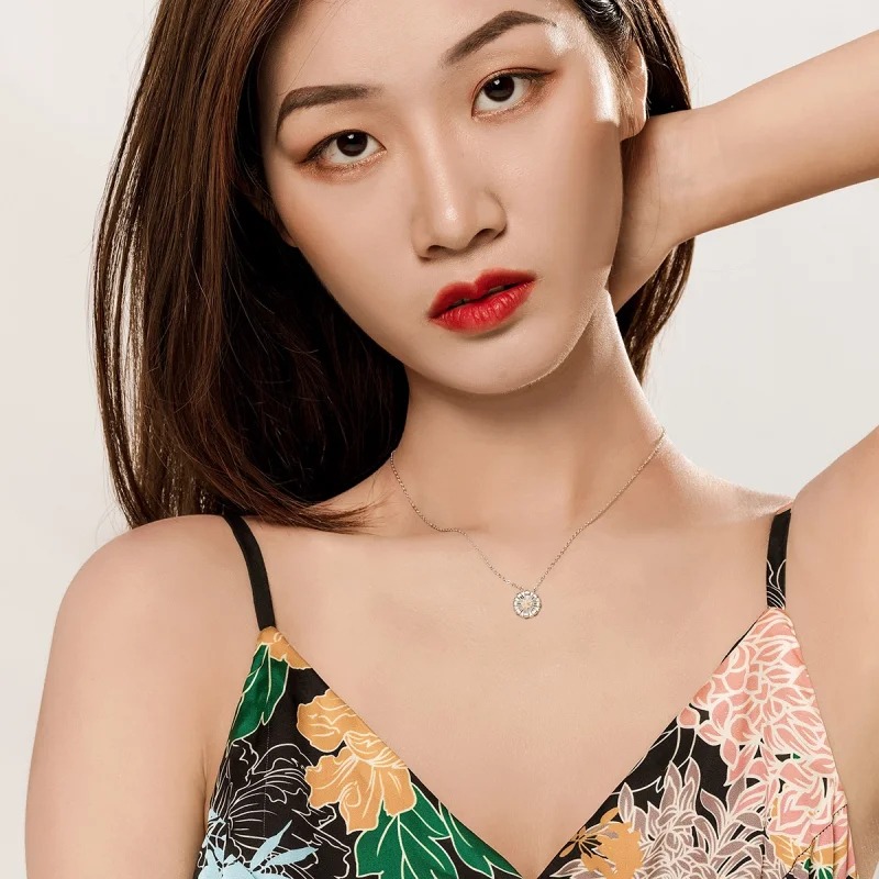 (afbeelding voor) Pandora Style Madeliefje Chain Ketting - SCN370 - Bekijken 10