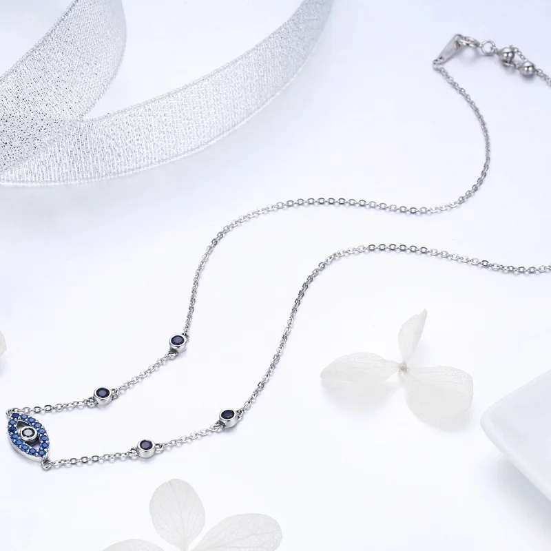 (afbeelding voor) Pandora Style Magisch oog Chain Ketting - SCN300 - Bekijken 7