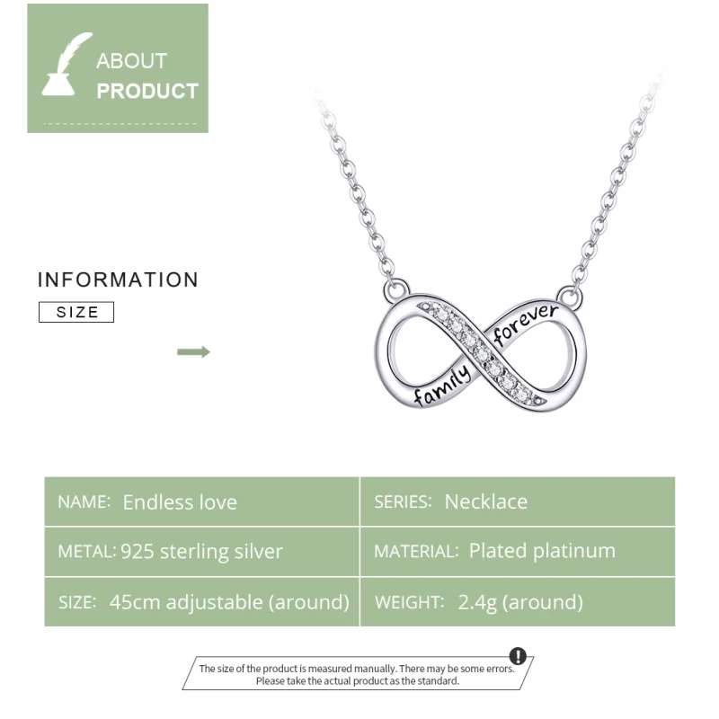 (afbeelding voor) Pandora Style Onbeperkt liefde Chain Ketting - SCN352 - Bekijken 3