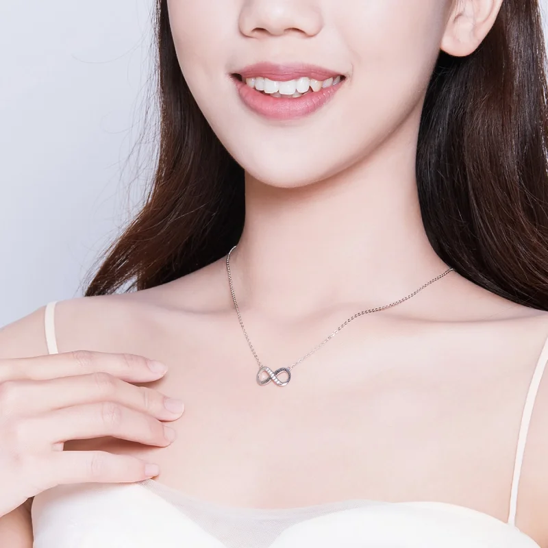 (afbeelding voor) Pandora Style Onbeperkt liefde Chain Ketting - SCN352 - Bekijken 8