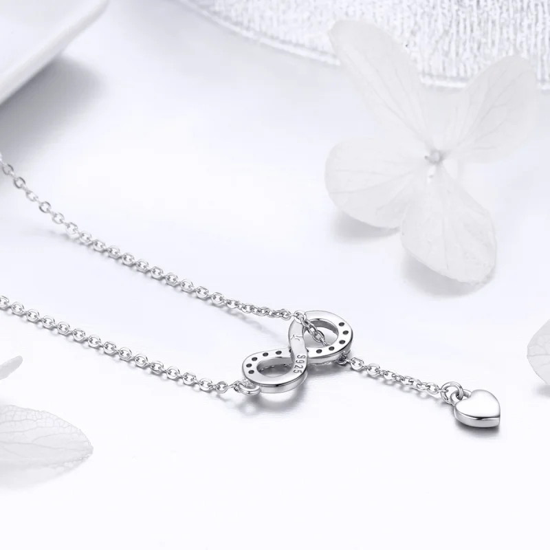 (afbeelding voor) Pandora Style Oneindige charme Chain Ketting - SCN223 - Bekijken 4