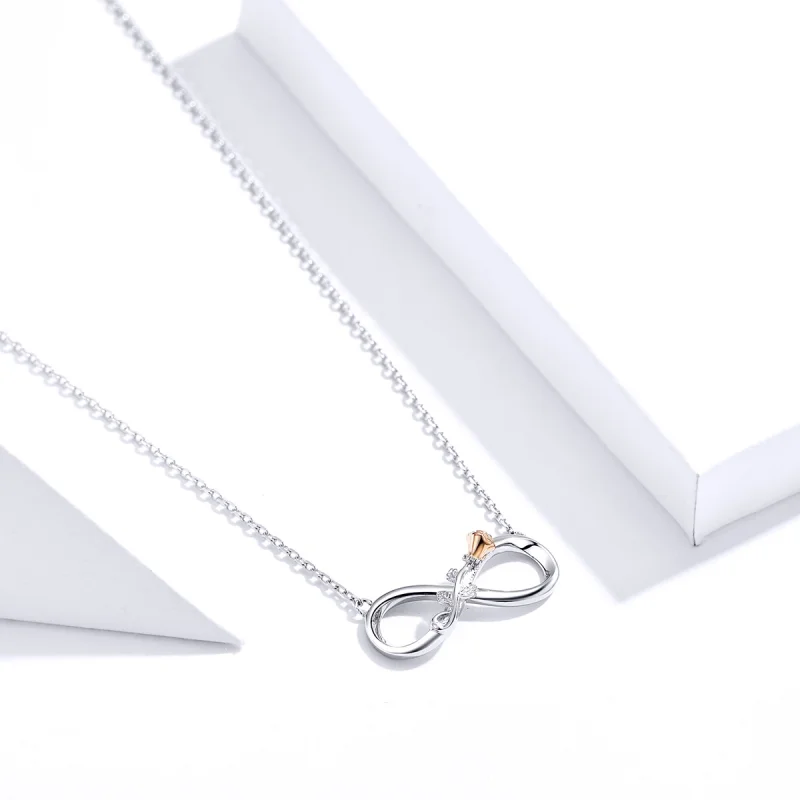 (afbeelding voor) Pandora Style Oneindige liefde Chain Ketting - SCN371 - Bekijken 5