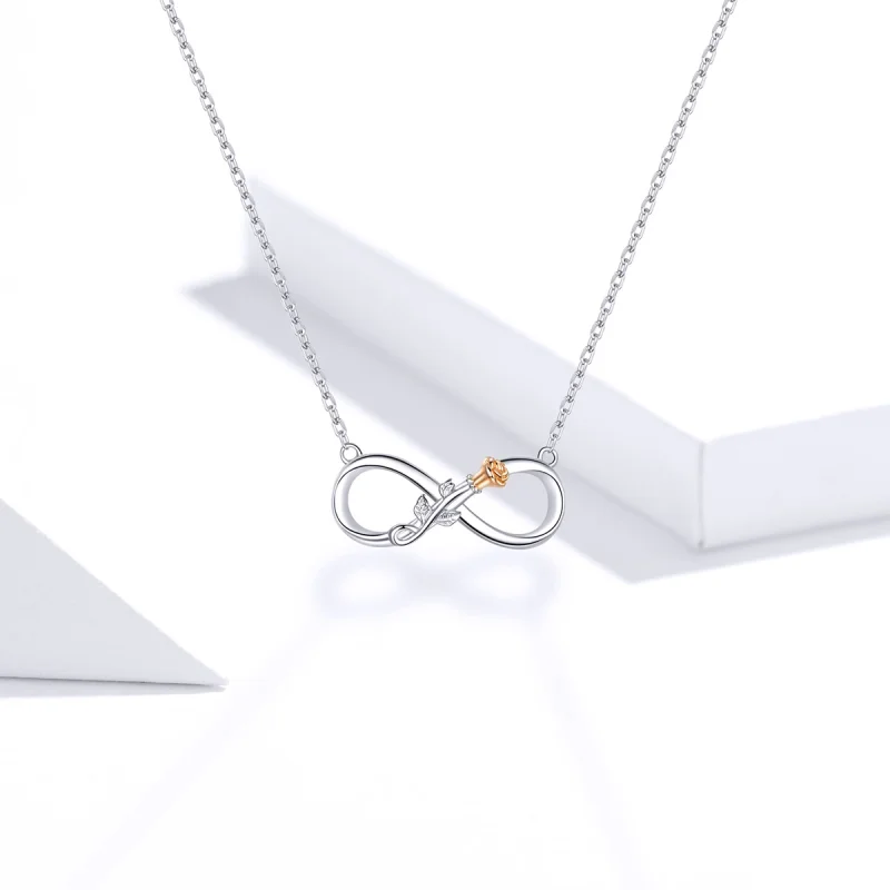 (afbeelding voor) Pandora Style Oneindige liefde Chain Ketting - SCN371 - Bekijken 7