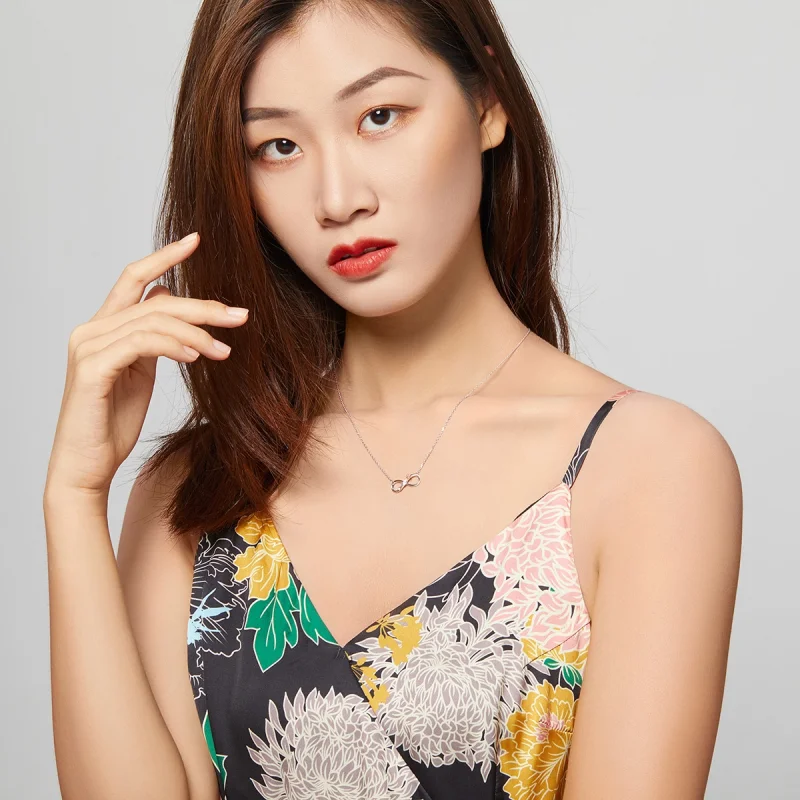 (afbeelding voor) Pandora Style Oneindige liefde Chain Ketting - SCN371 - Bekijken 9