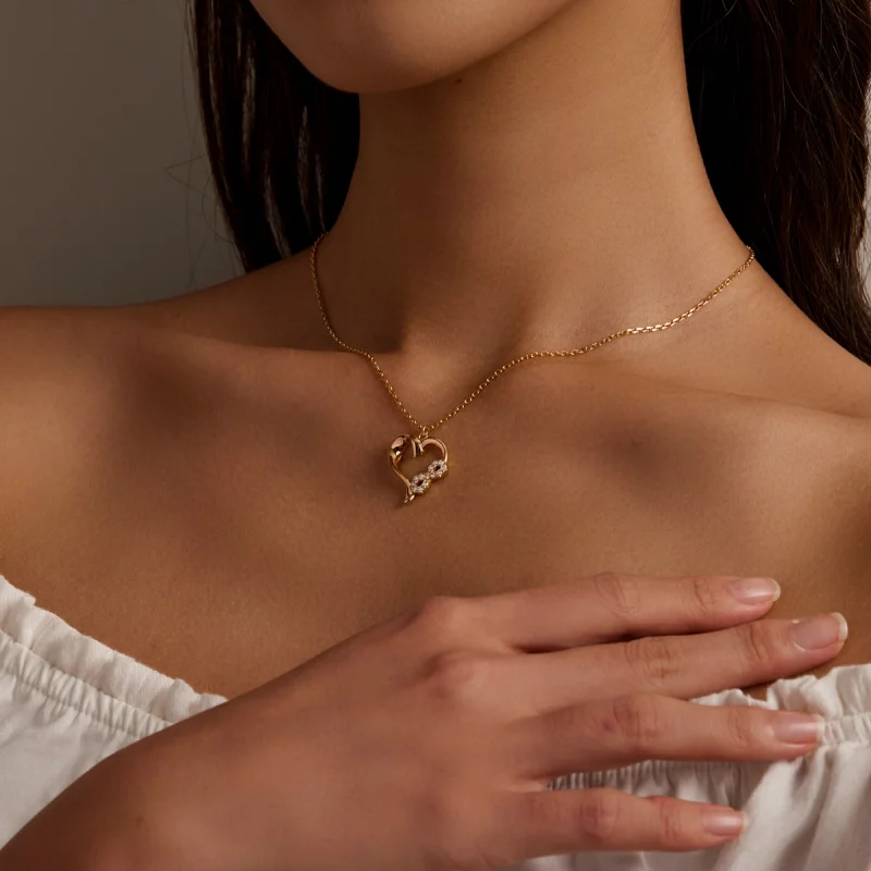 (afbeelding voor) Pandora Style Oneindige Liefde Ketting - BSN236 - Bekijken 8