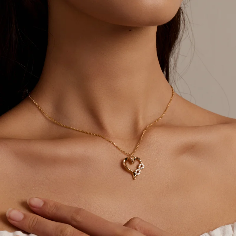 (afbeelding voor) Pandora Style Oneindige Liefde Ketting - BSN236 - Bekijken 9