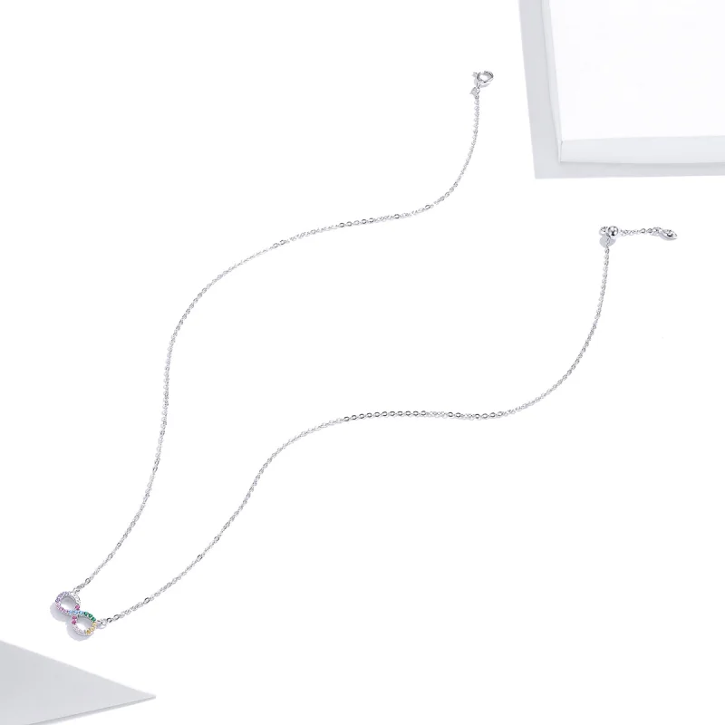 (afbeelding voor) Pandora Style Oneindigheidssymbool Chain Ketting - SCN402 - Bekijken 6