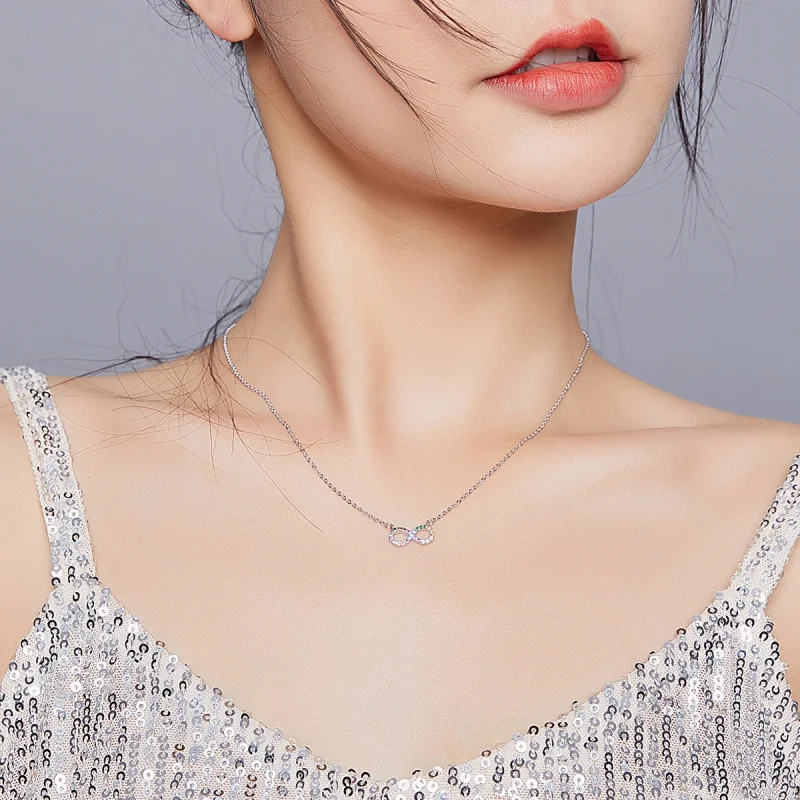 (afbeelding voor) Pandora Style Oneindigheidssymbool Chain Ketting - SCN402 - Bekijken 9