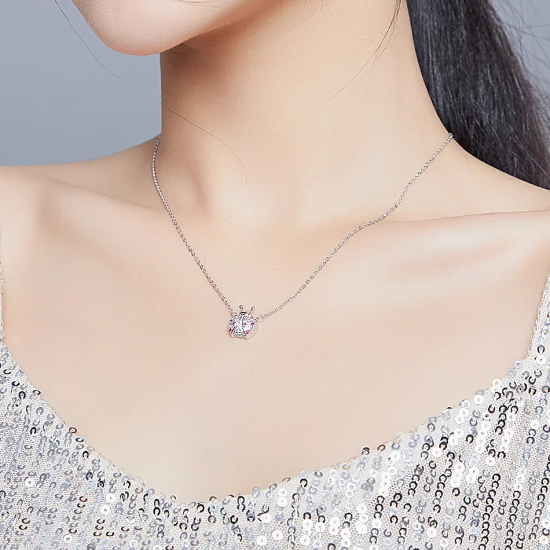 (afbeelding voor) Pandora Style Oogverblindend lieveheersbeestje Chain Ketting - SCN400 - Bekijken 11