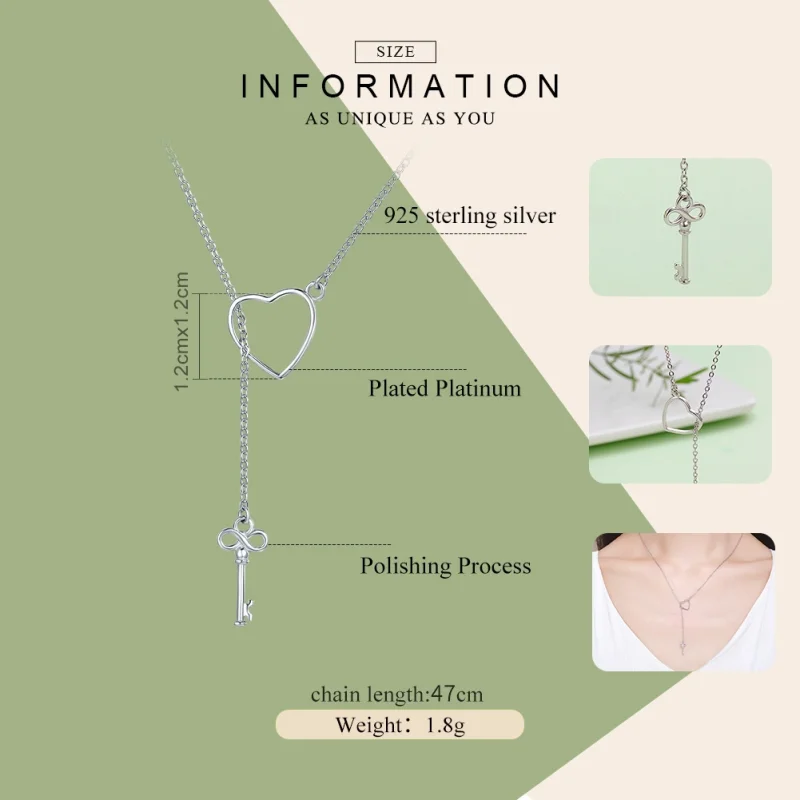 (afbeelding voor) Pandora Style Open je hart Chain Ketting - SCN107 - Bekijken 2