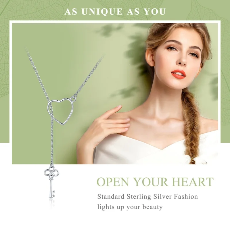 (afbeelding voor) Pandora Style Open je hart Chain Ketting - SCN107 - Bekijken 3