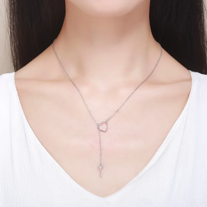 (afbeelding voor) Pandora Style Open je hart Chain Ketting - SCN107 - Bekijken 9