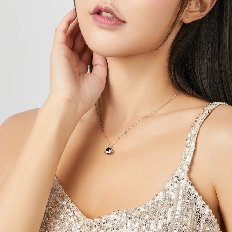 (afbeelding voor) Pandora Style Planeet Chain Ketting - BSN166 - Bekijken 7