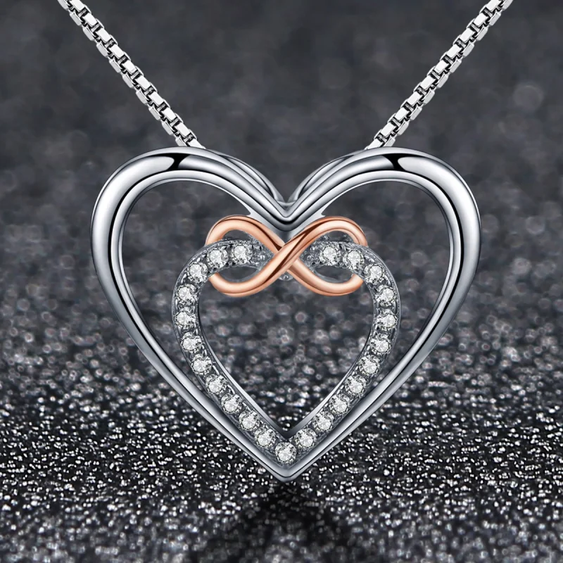 (afbeelding voor) Pandora Style Prachtig hart Chain Ketting - SCN121 - Bekijken 3