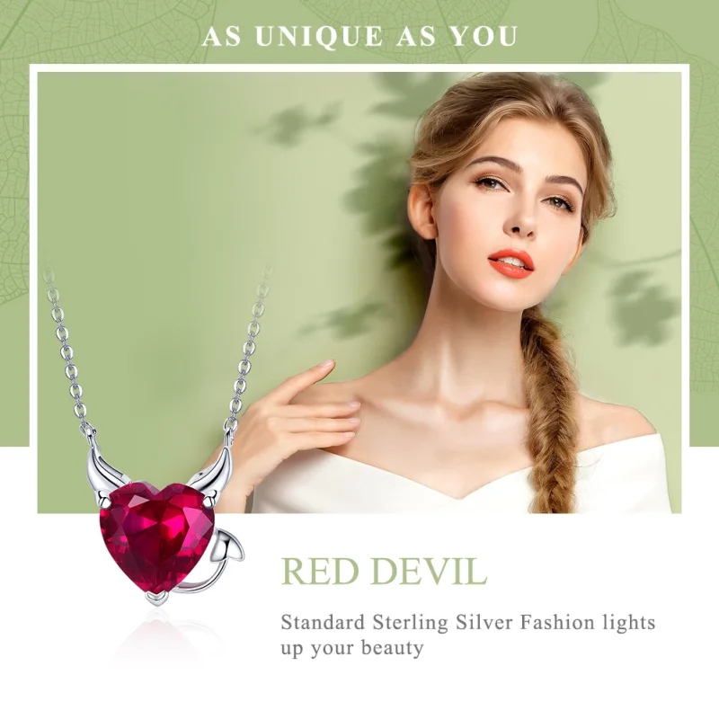 (afbeelding voor) Pandora Style rode Duivel Chain Ketting - SCN286 - Bekijken 2