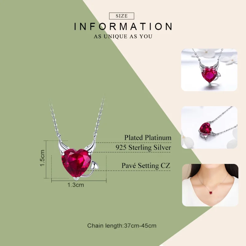 (afbeelding voor) Pandora Style rode Duivel Chain Ketting - SCN286 - Bekijken 3