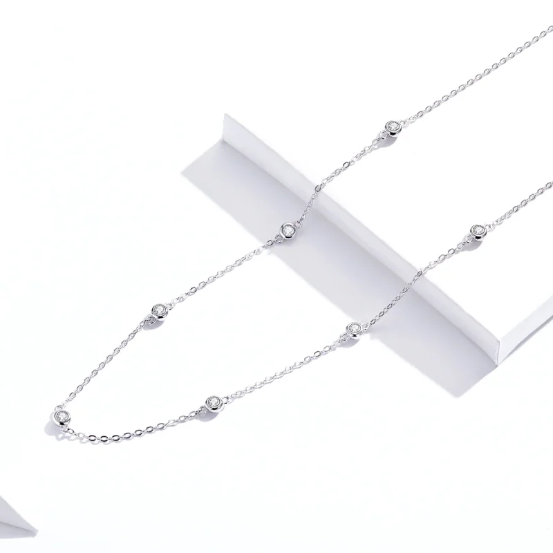 (afbeelding voor) Pandora Style Romantische glans Chain Ketting - SCN393 - Bekijken 5