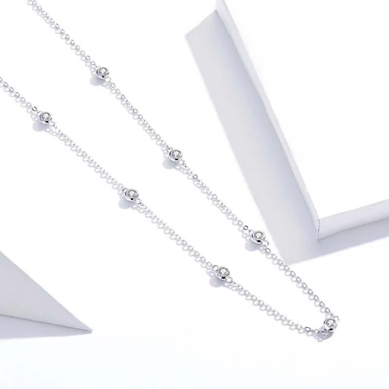 (afbeelding voor) Pandora Style Romantische glans Chain Ketting - SCN393 - Bekijken 6