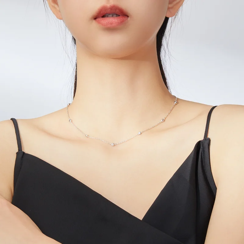 (afbeelding voor) Pandora Style Romantische glans Chain Ketting - SCN393 - Bekijken 7