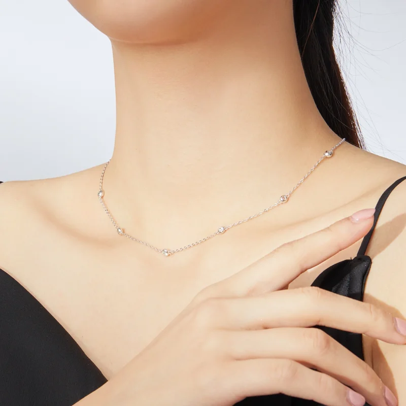 (afbeelding voor) Pandora Style Romantische glans Chain Ketting - SCN393 - Bekijken 8