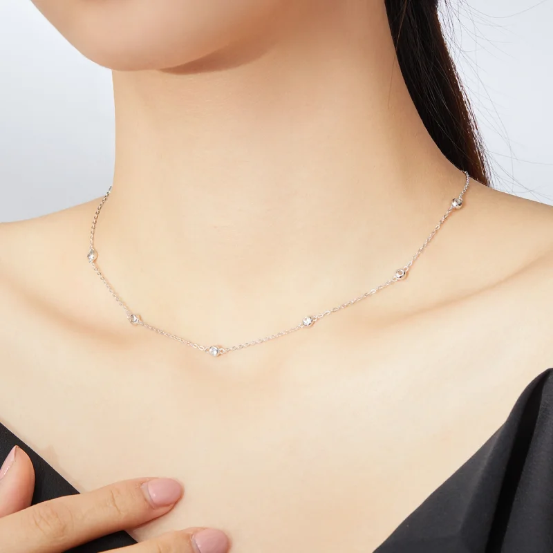 (afbeelding voor) Pandora Style Romantische glans Chain Ketting - SCN393 - Bekijken 9