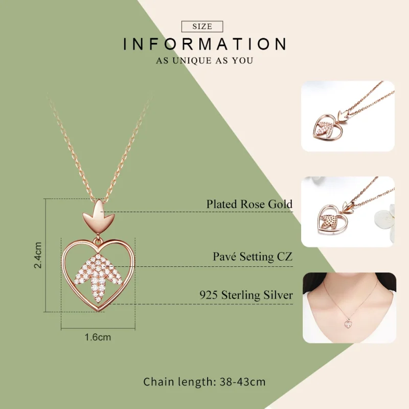 (afbeelding voor) Pandora Style Rose Autumn Love Chain Ketting - SCN313 - Bekijken 3