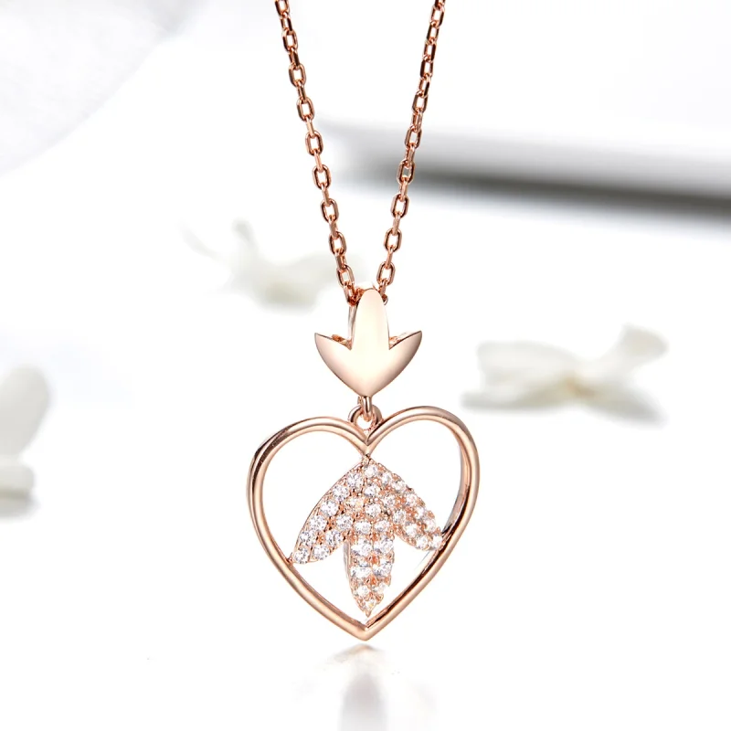 (afbeelding voor) Pandora Style Rose Autumn Love Chain Ketting - SCN313 - Bekijken 4