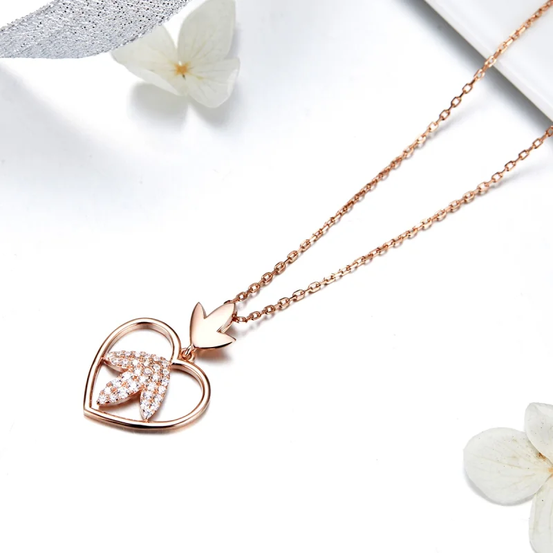 (afbeelding voor) Pandora Style Rose Autumn Love Chain Ketting - SCN313 - Bekijken 5