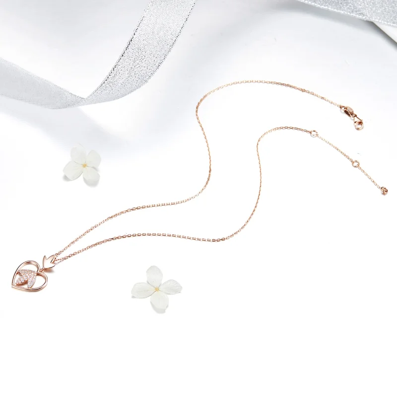 (afbeelding voor) Pandora Style Rose Autumn Love Chain Ketting - SCN313 - Bekijken 7