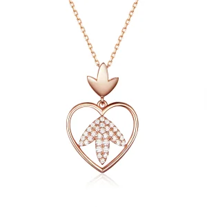 Pandora Style Rose Autumn Love Chain Ketting - SCN313 (afbeelding voor) Pandora Style Rose Autumn Love Chain Ketting - SCN313