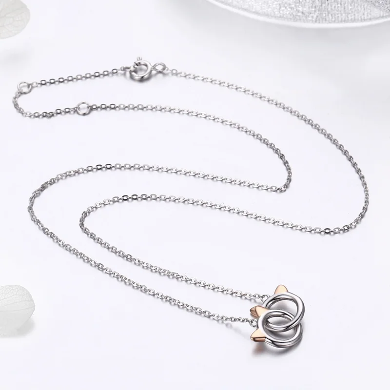 (afbeelding voor) Pandora Style Rose Kat Chain Ketting - SCN252 - Bekijken 8