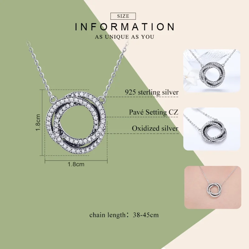 (afbeelding voor) Pandora Style Rose minimalisme Chain Ketting - SCN259 - Bekijken 3