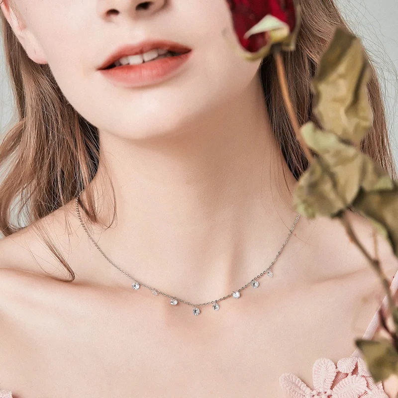 (afbeelding voor) Pandora Style Schoonheid van eenvoud Chain Ketting - SCN299 - Bekijken 9