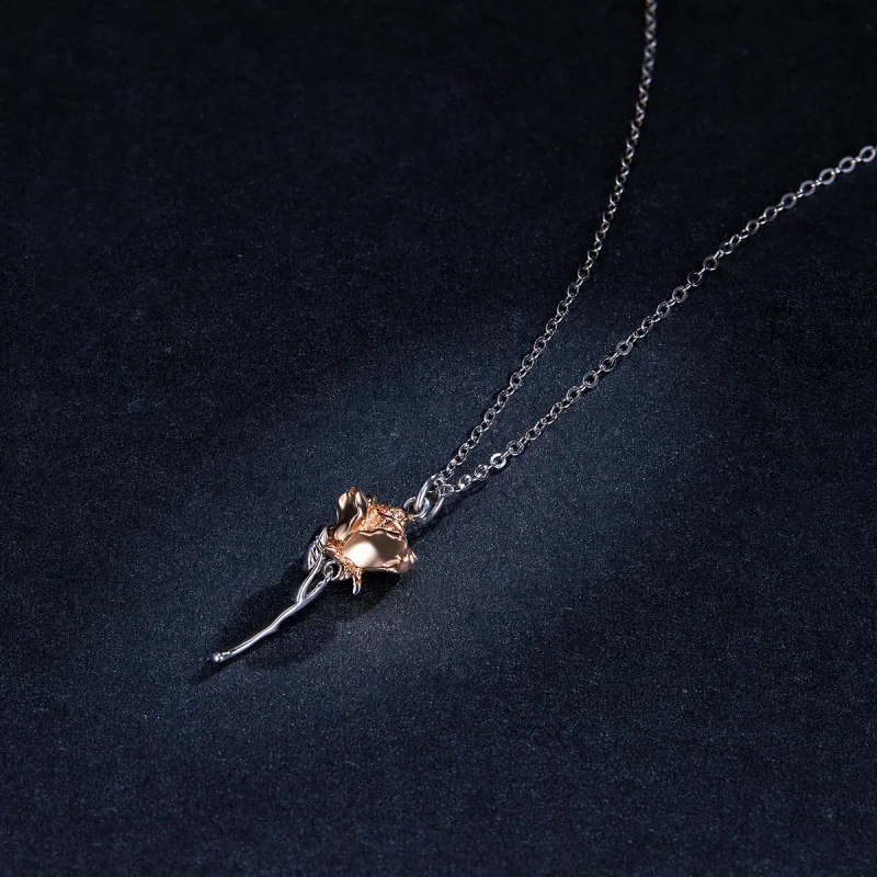 (afbeelding voor) Pandora Style Sierlijke Roos Ketting - BSN190 - Bekijken 5