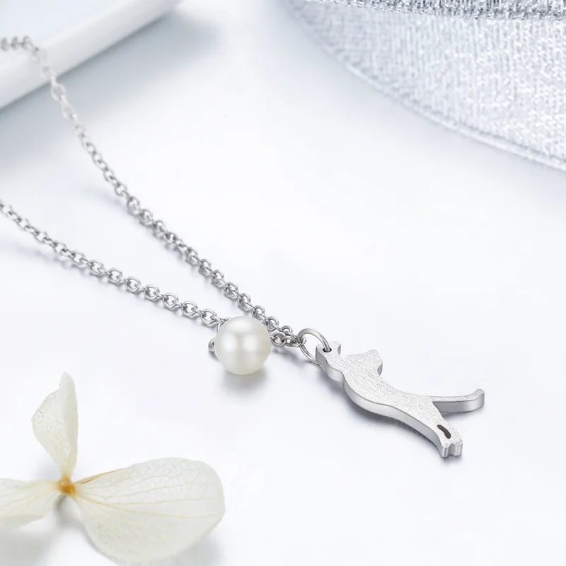 (afbeelding voor) Pandora Style Speels Katje Chain Ketting - SCN175 - Bekijken 8