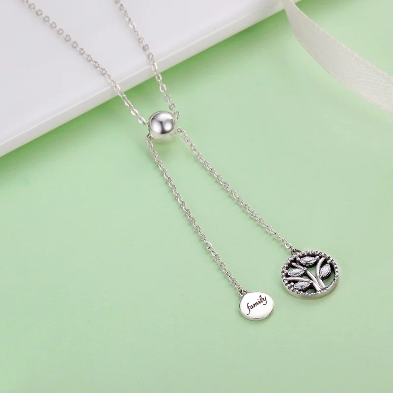(afbeelding voor) Pandora Style Stamboom en thuis Chain Ketting - SCN106 - Bekijken 7
