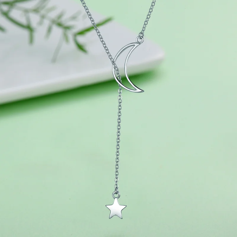 (afbeelding voor) Pandora Style Ster En Maan Fee Chain Ketting - SCN108 - Bekijken 6