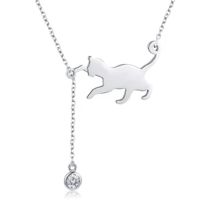 Pandora Style Stoute Kitten Chain Ketting - SCN232 (afbeelding voor) Pandora Style Stoute Kitten Chain Ketting - SCN232