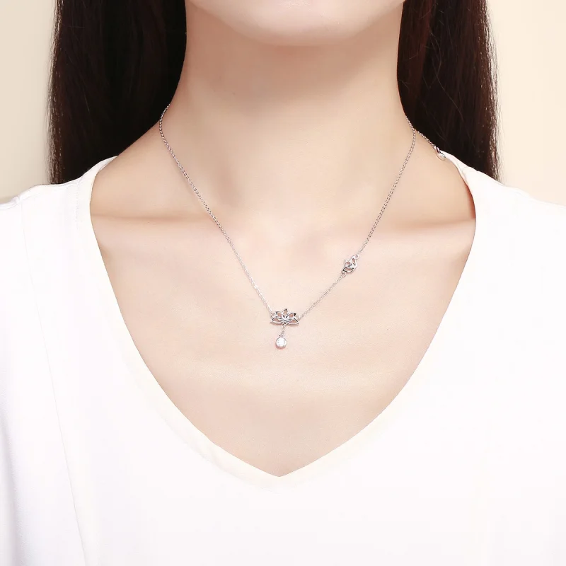 (afbeelding voor) Pandora Style Verse Lotus Chain Ketting - BSN012 - Bekijken 6
