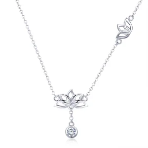 (afbeelding voor) Pandora Style Verse Lotus Chain Ketting - BSN012