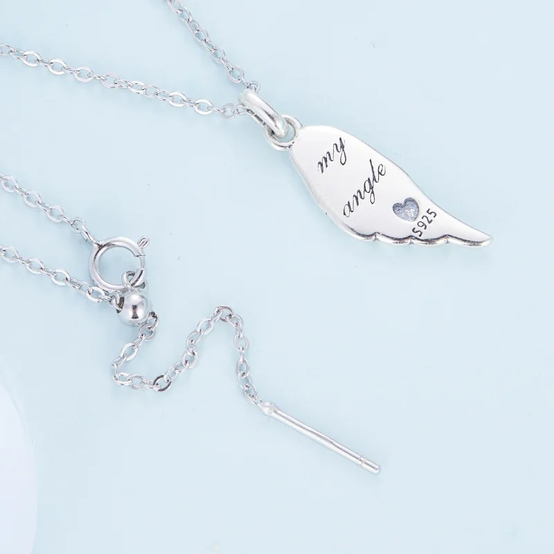 (afbeelding voor) Pandora Style Vleugel Ketting - BSN268 - Bekijken 4