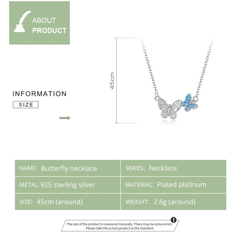 (afbeelding voor) Pandora Style Vlinder Chain Ketting - SCN384 - Bekijken 3