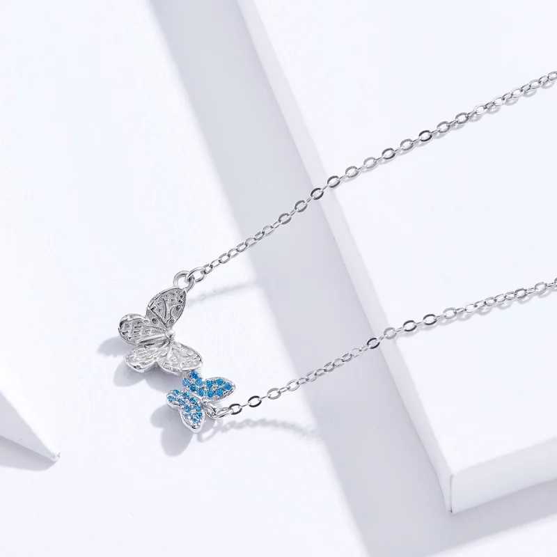 (afbeelding voor) Pandora Style Vlinder Chain Ketting - SCN384 - Bekijken 5